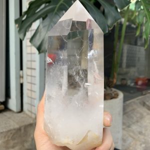 Trụ Thạch Anh Trắng trong – Clear Quartz Point, KL: 962GRAM (TTT248)