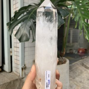 Trụ Thạch Anh Trắng trong – Clear Quartz Point, KL: 634GRAM (TTT255)