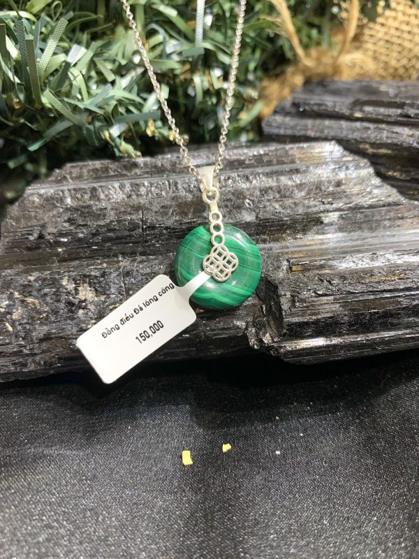 Mặt dây chuyền Đồng điếu Malachite | CADA DECOR