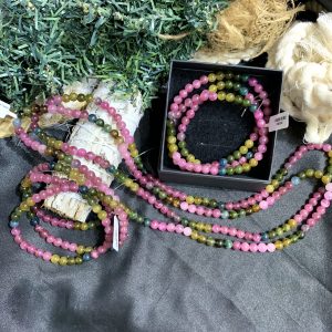 Vòng Tourmaline 3 vòng quấn 6mm | CADA DECOR
