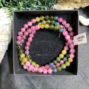 Vòng Tourmaline 3 vòng quấn 6mm | CADA DECOR