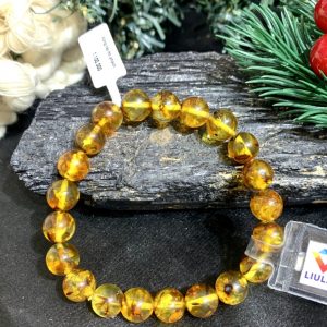 Vòng tay đá Hổ phách - vòng đơn | CADA DECOR