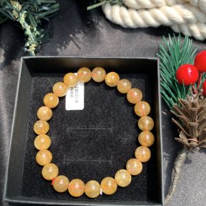 Vòng Thạch anh Tóc vàng - vòng đơn| CADA DECOR