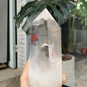 Trụ Thạch Anh Trắng trong – Clear Quartz Point, KL: 962GRAM (TTT248)