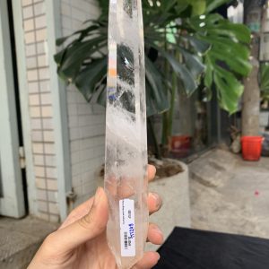 Trụ Thạch Anh Trắng trong – Clear Quartz Point, KL: 216GRAM (TTT249)