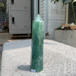 TRỤ ĐÁ FLUORITE MÀU XANH KT: 15,5*4CM, KL: 410GRAM (TF52)