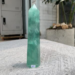 TRỤ ĐÁ FLUORITE MÀU XANH KT: 17*3,5CM, KL: 372GRAM (TF53)