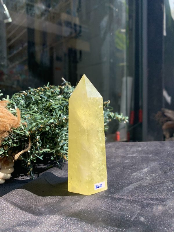 TRỤ THẠCH ANH VÀNG – KT: 10,8*3,5CM, KL: 254GRAM (TK68)