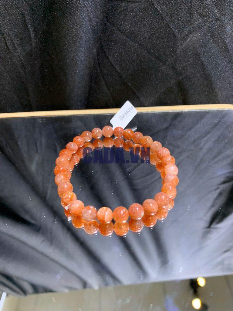Vòng Sunstone - đá Mặt Trời size 7-8mm | CADA DECOR