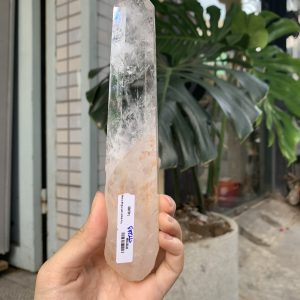Trụ Thạch Anh Trắng trong – Clear Quartz Point, KL: 322GRAM (TTT243)