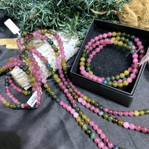 Vòng Tourmaline 3 vòng quấn 6mm | CADA DECOR
