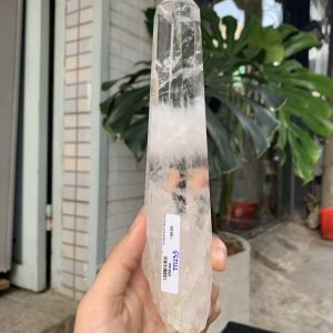 Trụ Thạch Anh Trắng trong – Clear Quartz Point, KL: 484GRAM (TTT233)