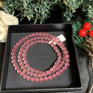 Vòng tay Thạch Anh Dâu Đỏ 3 vòng quấn | CADA DECOR