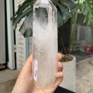 Trụ Thạch Anh Trắng trong – Clear Quartz Point, KL: 532GRAM (TTT250)