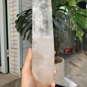 Trụ Thạch Anh Trắng trong – Clear Quartz Point, KL: 1,102KG (TTT259)