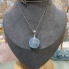 Mặt dây chuyền Đồng điếu Aquamarine | CADA DECOR