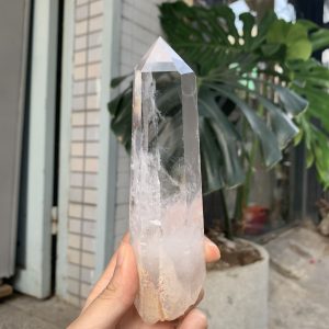 Trụ Thạch Anh Trắng trong – Clear Quartz Point, KL: 294GRAM (TTT245)