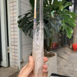 Trụ Thạch Anh Trắng trong – Clear Quartz Point, KL: 192GRAM (TTT237)