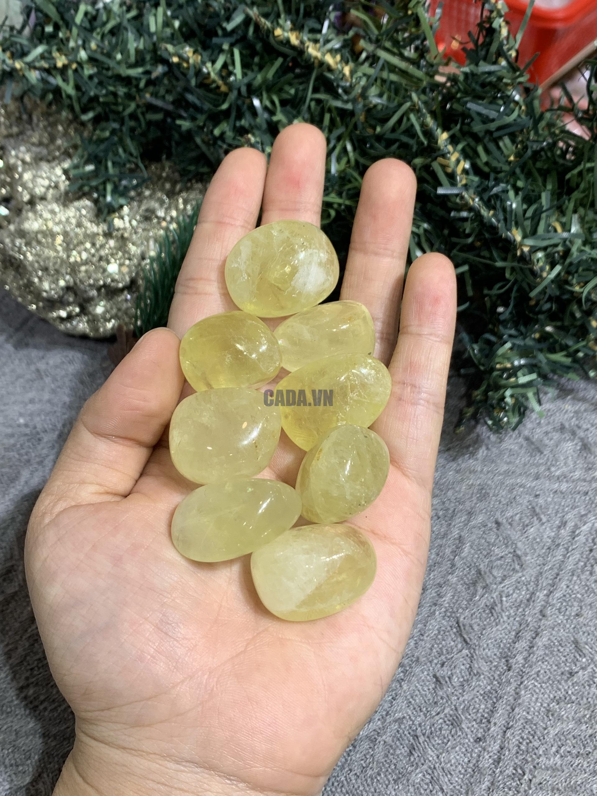 Tumble Citrine | Đá trang trí, sưu tầm, healing | CADA DECOR