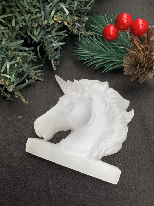 Kỳ lân Selenite | Đá trang trí, sưu tầm, healing | CADA DECOR