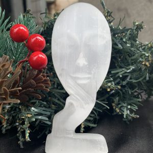 Mask Model Selenite | Đá trang trí, sưu tầm, healing | CADA DECOR