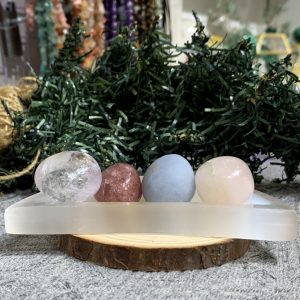 Đĩa hình mặt trăng Selenite 11cm giá từ 200K | CADA DECOR