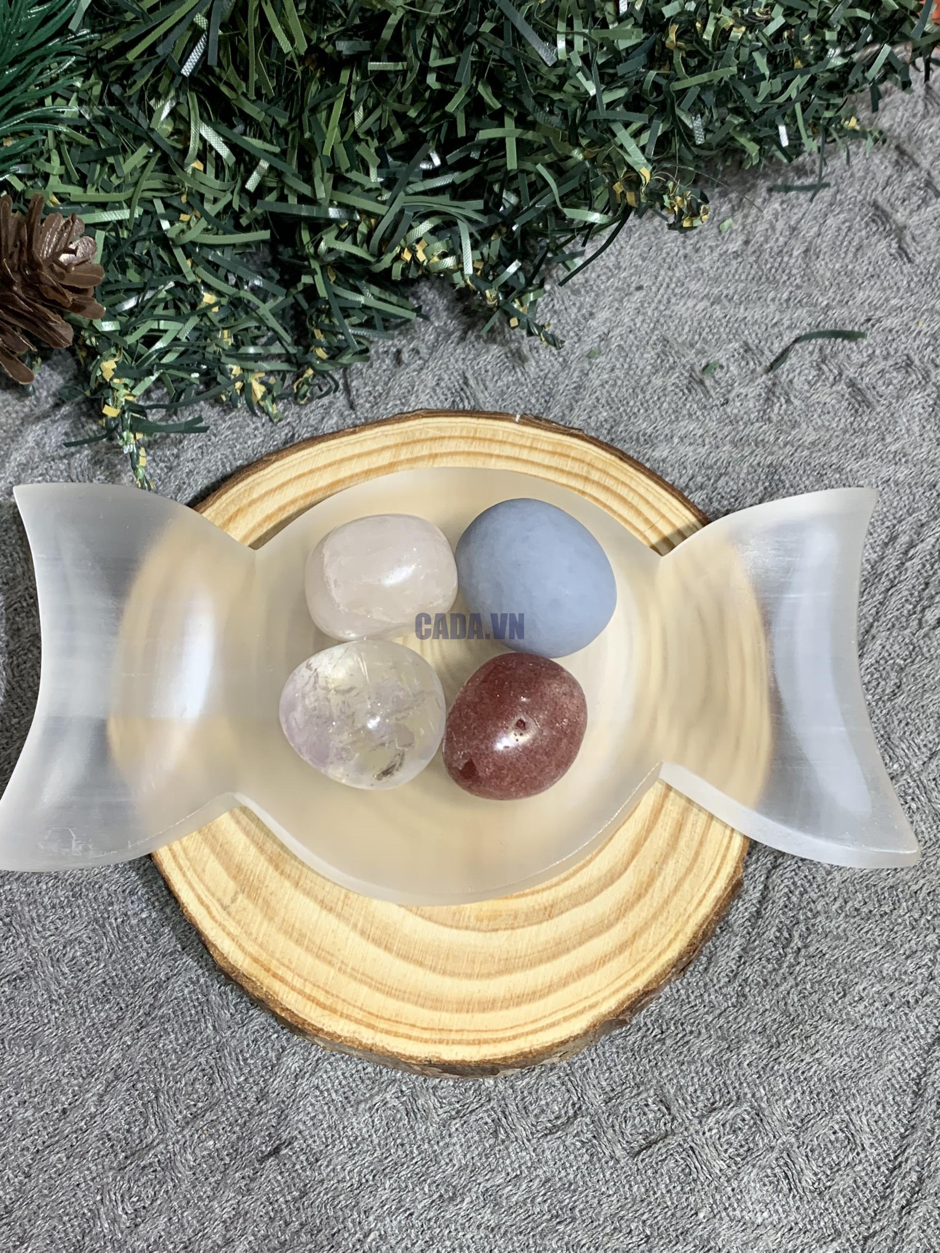 Triple Moon Bowl Selenite giá từ 575K | CADA DECOR