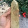 TRỤ THẠCH ANH VÀNG – KT: 15*4CM, KL: 328GRAM (TK75)