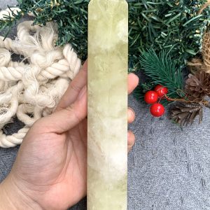 TRỤ THẠCH ANH VÀNG – KT: 20,5*3,5CM, KL: 414GRAM (TK80)