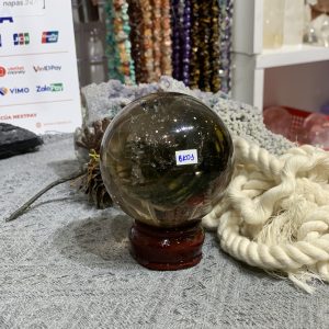 Bi cầu Thạch Anh Khói (BK03), ĐK: 7,11CM – KL: 518GRAM | CADA DECOR