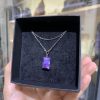 Mặt dây chuyền bạc Charoite | CADA DECOR