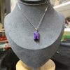 Mặt dây chuyền bạc Charoite | CADA DECOR