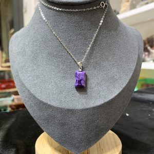 Mặt dây chuyền bạc Charoite | CADA DECOR