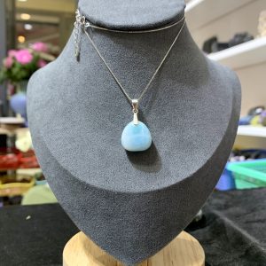 Dây chuyền bạc Larimar | CADA DECOR