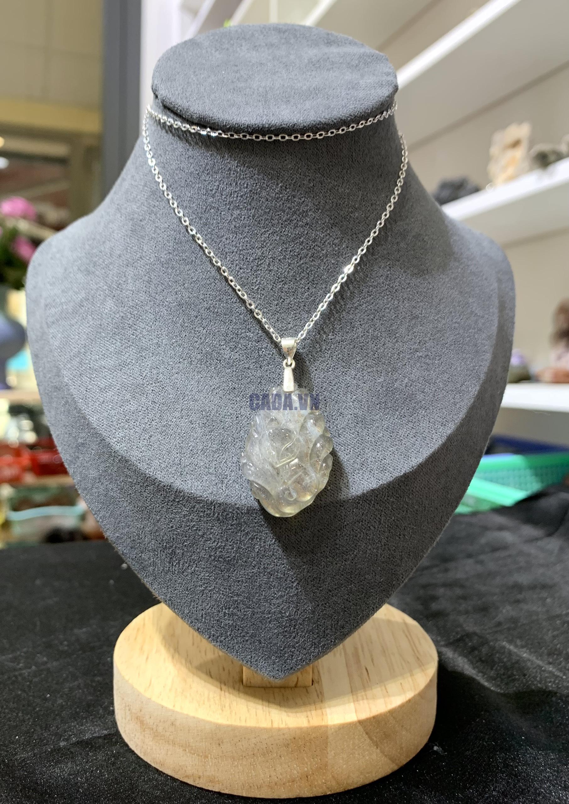 Dây chuyền bạc hồ ly Labradorite | CADA DECOR