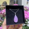 Dây chuyền bạc giọt nước Kunzite | CADA DECOR