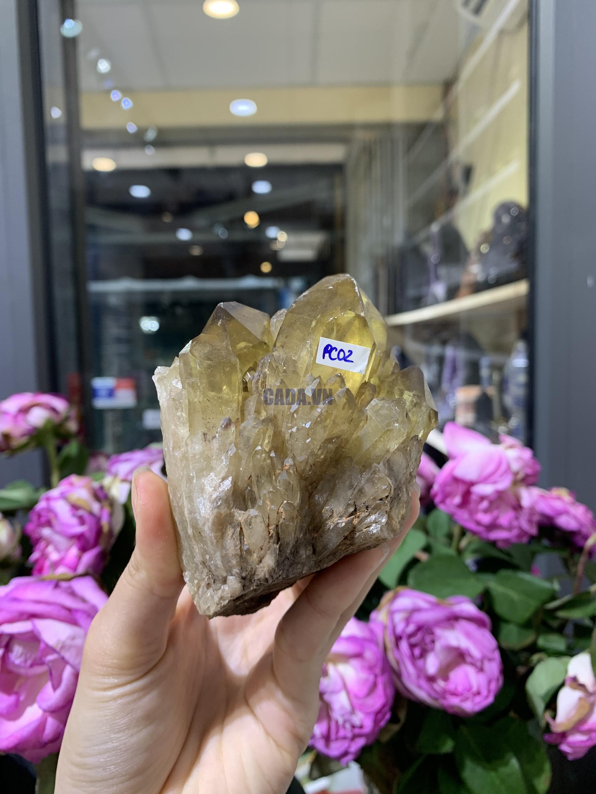 Pineapple Citrine (PC02), KL: 474GRAM – KT: 10*8CM | CADA DECOR