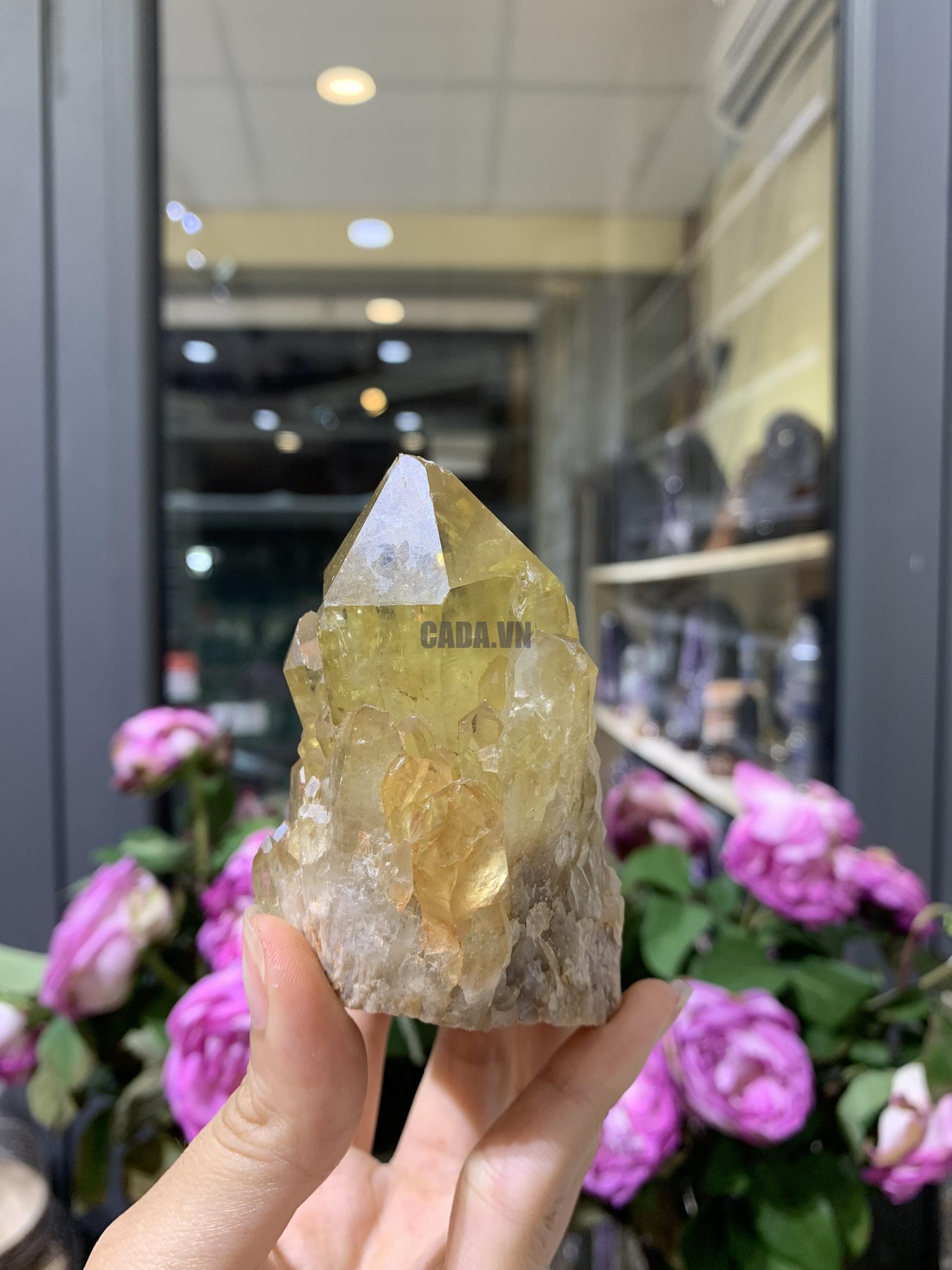 Pineapple Citrine (PC05), KL: 230GRAM – KT: 8*5CM | CADA DECOR