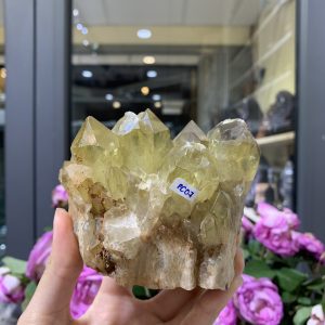 Pineapple Citrine (PC07), KL: 566GRAM – KT: 8*9CM | CADA DECOR