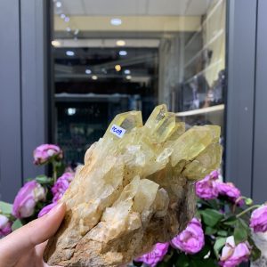 Pineapple Citrine (PC09), KL: 914GRAM – KT: 10*10CM | CADA DECOR