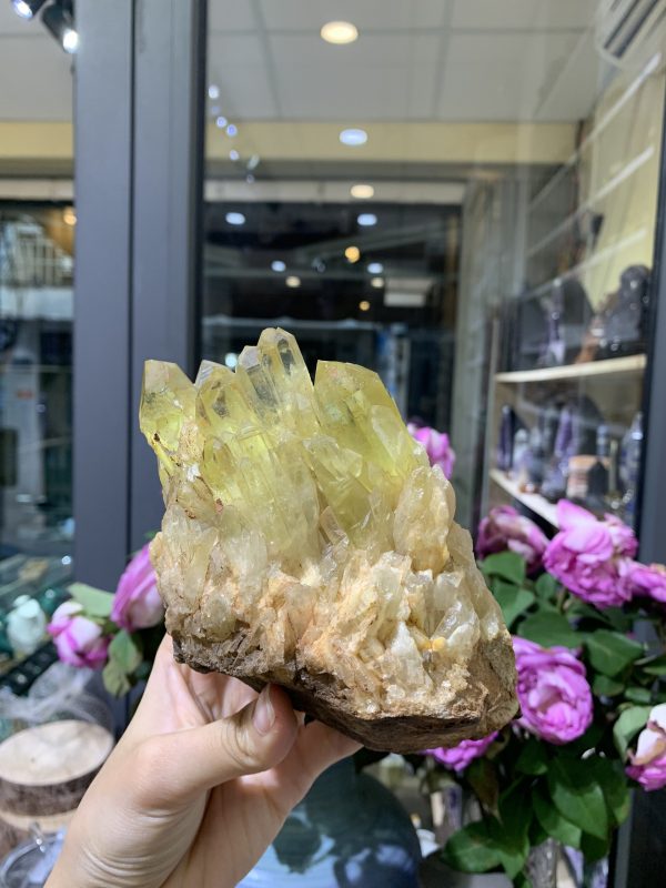 Pineapple Citrine (PC09), KL: 914GRAM – KT: 10*10CM | CADA DECOR
