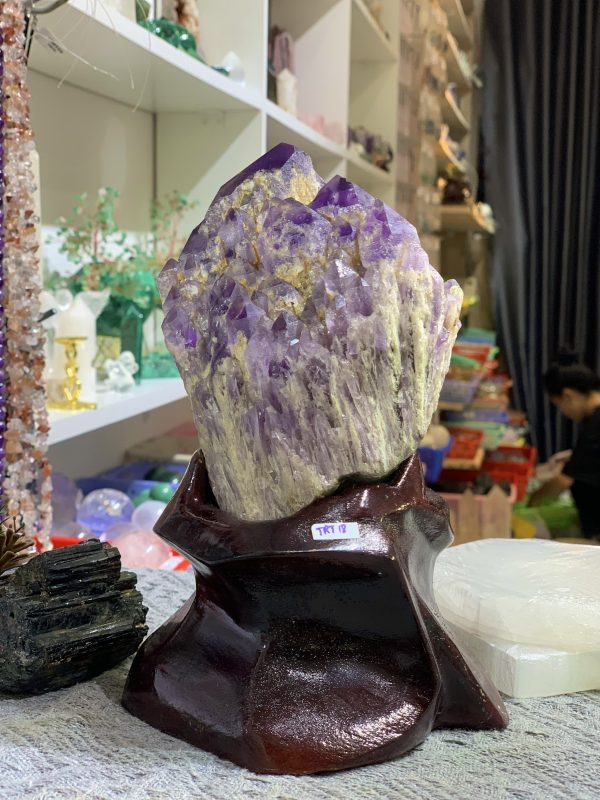 Thạch Anh Tím biến thể tháp – BAHIA AMETHYST BOUQUET (TRT18)