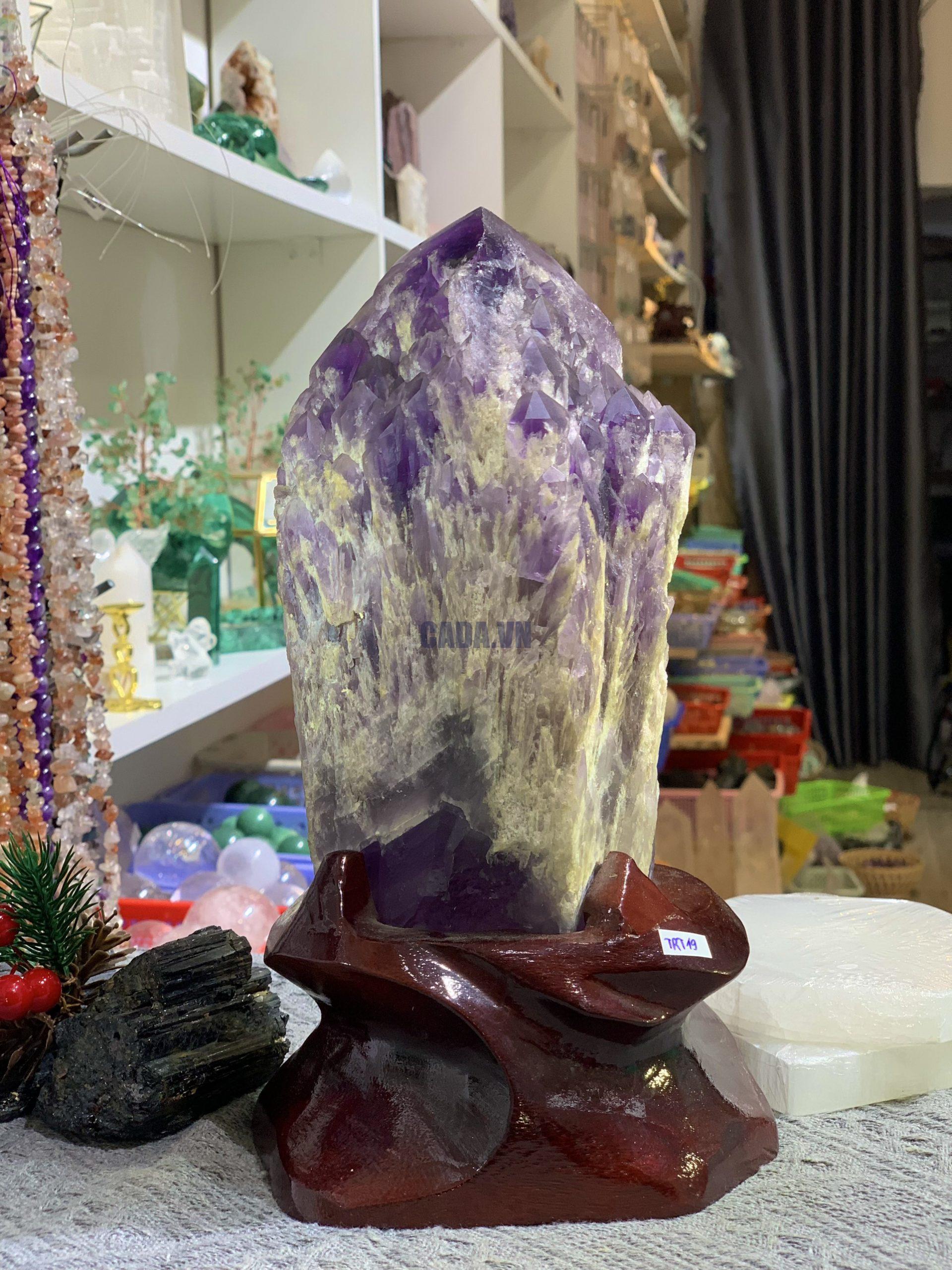 Thạch Anh Tím biến thể tháp – BAHIA AMETHYST BOUQUET (TRT19)