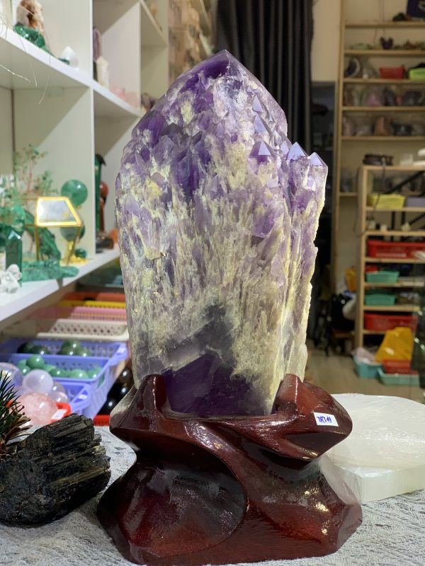 Thạch Anh Tím biến thể tháp – BAHIA AMETHYST BOUQUET (TRT19)