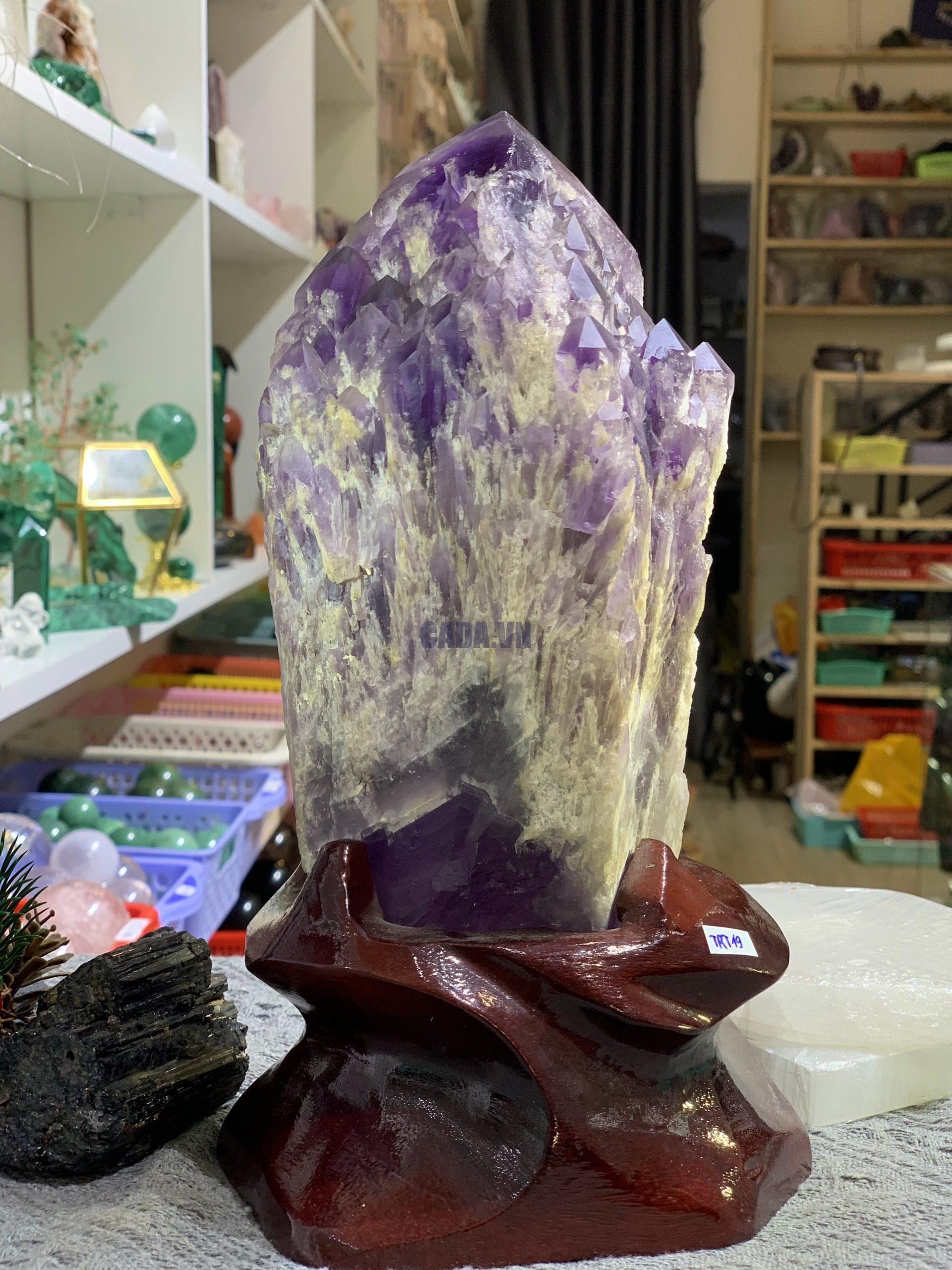Thạch Anh Tím biến thể tháp – BAHIA AMETHYST BOUQUET (TRT19)