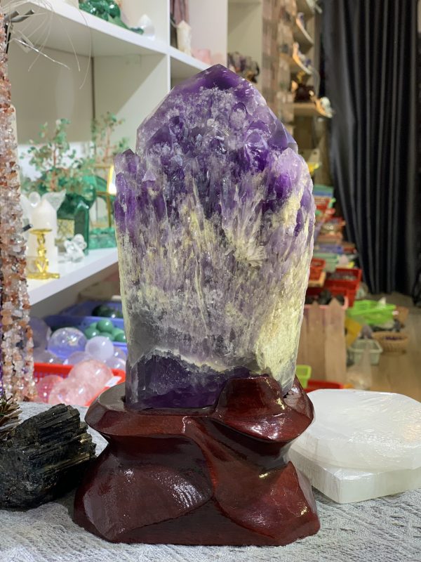 Thạch Anh Tím biến thể tháp – BAHIA AMETHYST BOUQUET (TRT19)