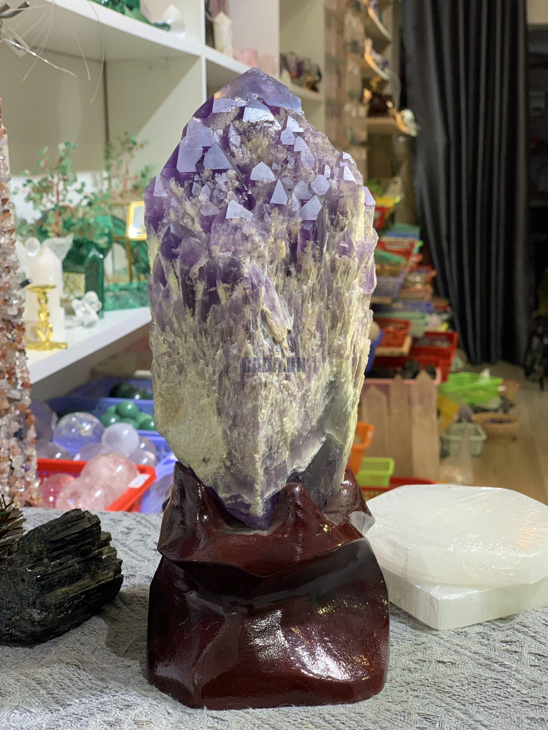 Thạch Anh Tím biến thể tháp – BAHIA AMETHYST BOUQUET (TRT19)