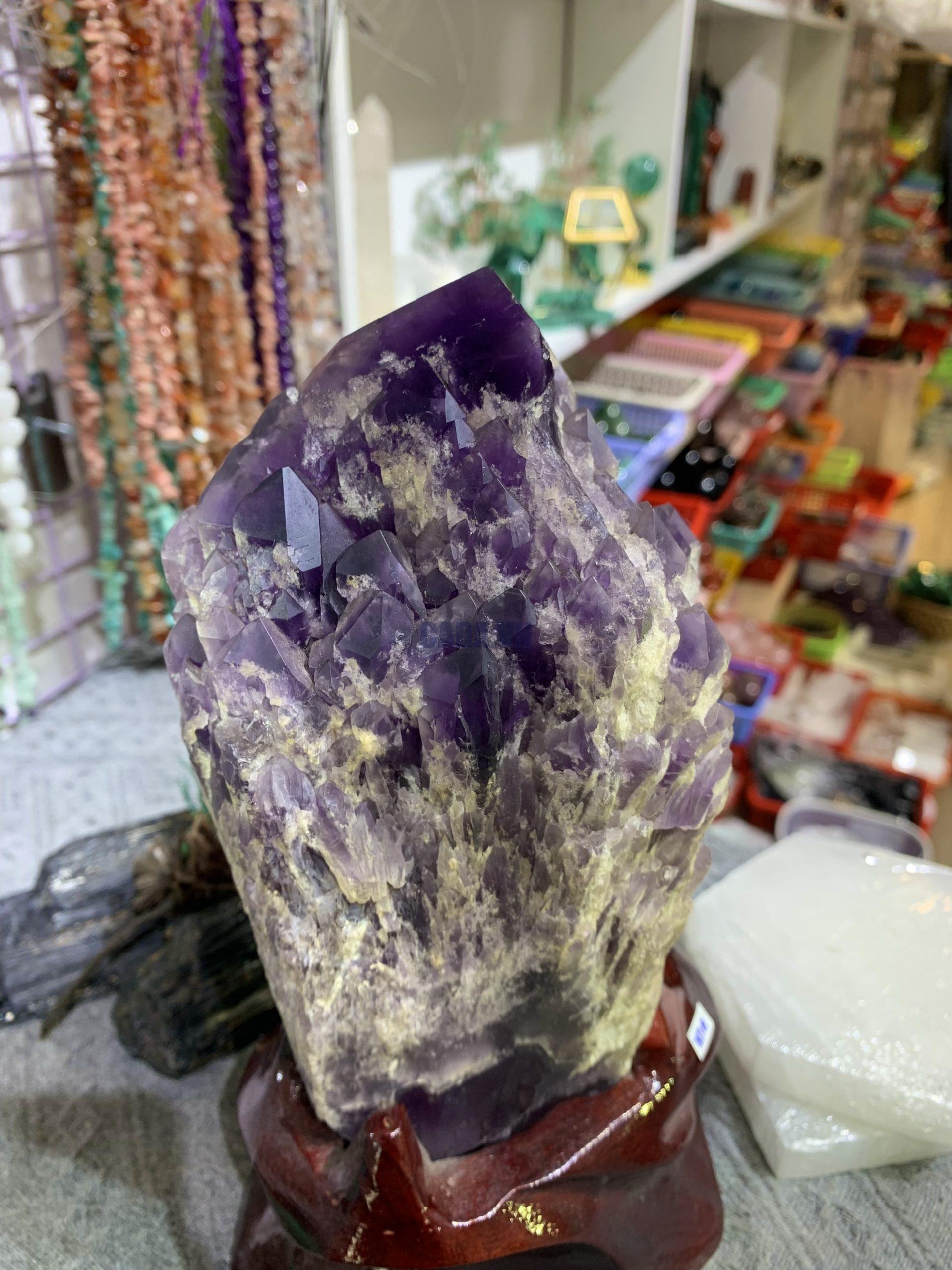 Thạch Anh Tím biến thể tháp – BAHIA AMETHYST BOUQUET (TRT19)