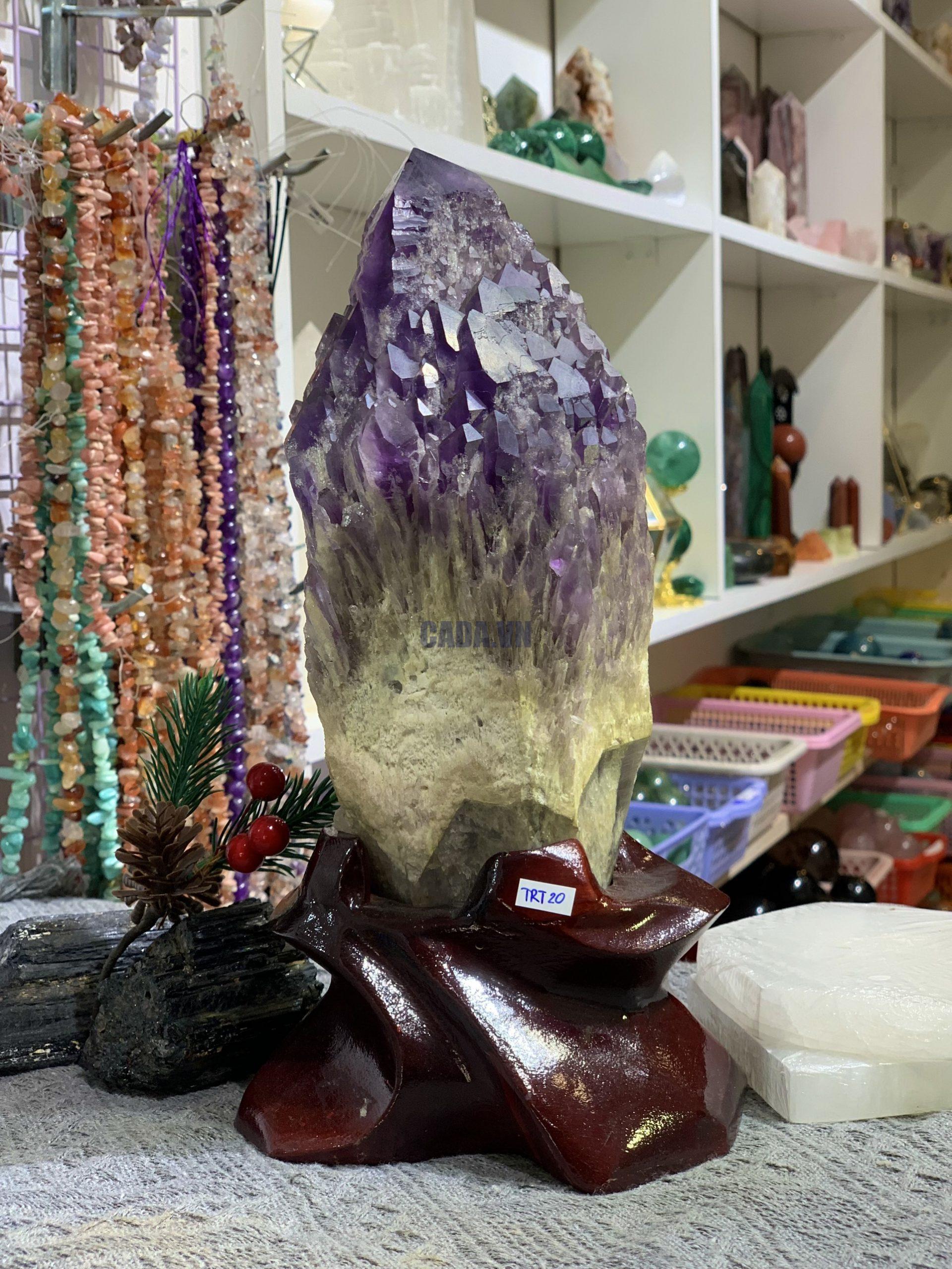 Thạch Anh Tím biến thể tháp – BAHIA AMETHYST BOUQUET (TRT20)