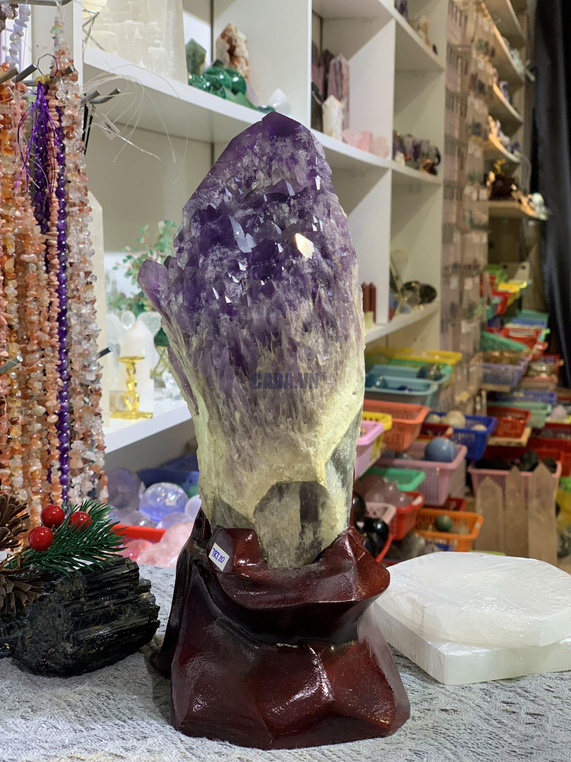 Thạch Anh Tím biến thể tháp – BAHIA AMETHYST BOUQUET (TRT20)